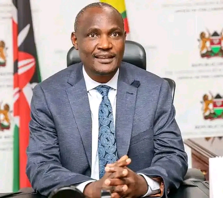 Kenya Treasury Cabinet Secretary addressing the media on the performance of the Kenyan Shilling and monetary policy.