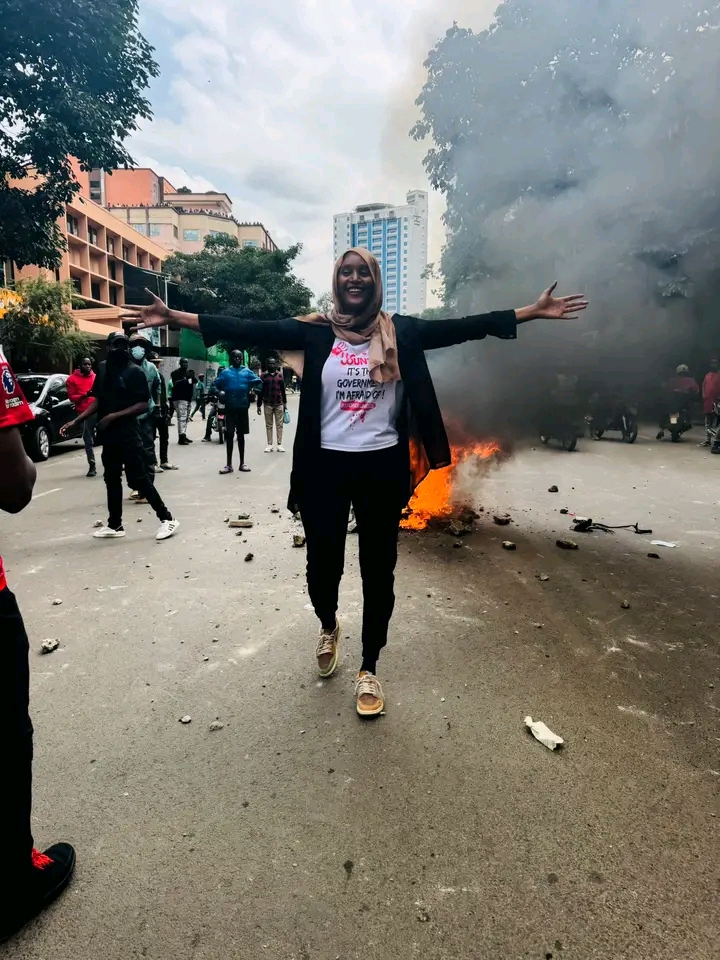Finance bill gen z protester